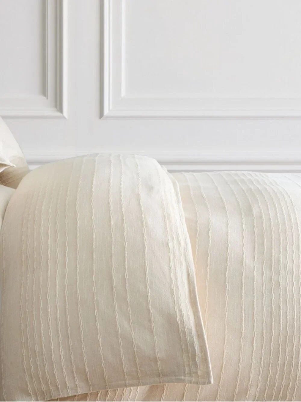 New! West Elm Reese Linen Cotton Queen Duvet Cover & Standard + Euro Sham Set